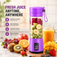 Portable Home USB Rechargeable Electric Fruit Extractor Juice Blender Machine | Mini Smoothie Maker| Random Color